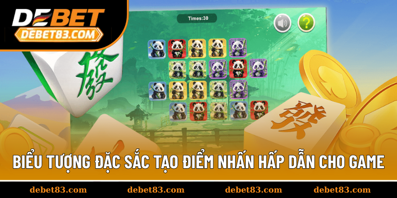 Biểu tượng đặc sắc tạo điểm nhấn hấp dẫn cho game