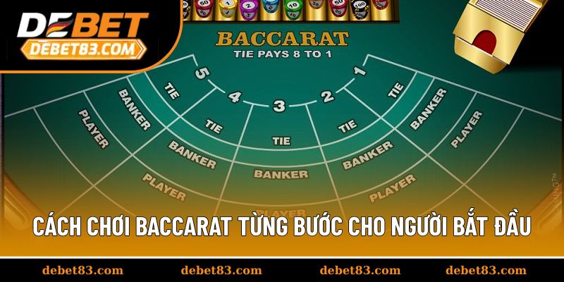 Cách chơi Baccarat từng bước cho người bắt đầu